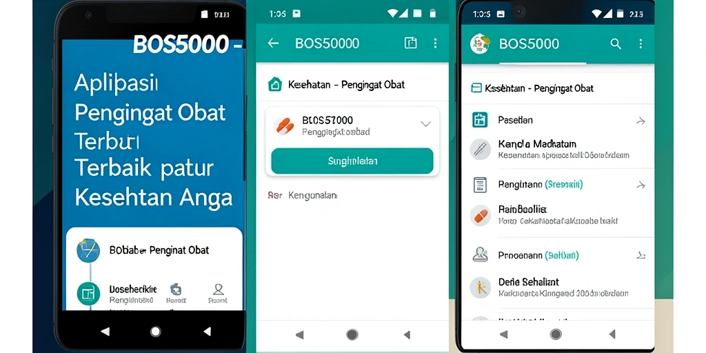 Antarmuka pengguna BOS5000 yang sederhana dan intuitif