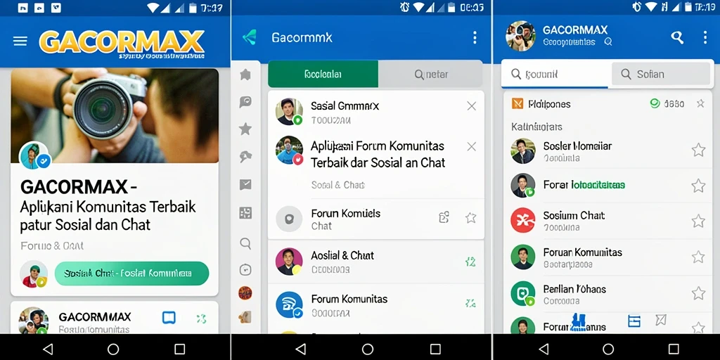 Tampilan antarmuka GACORMAX yang modern dan interaktif.