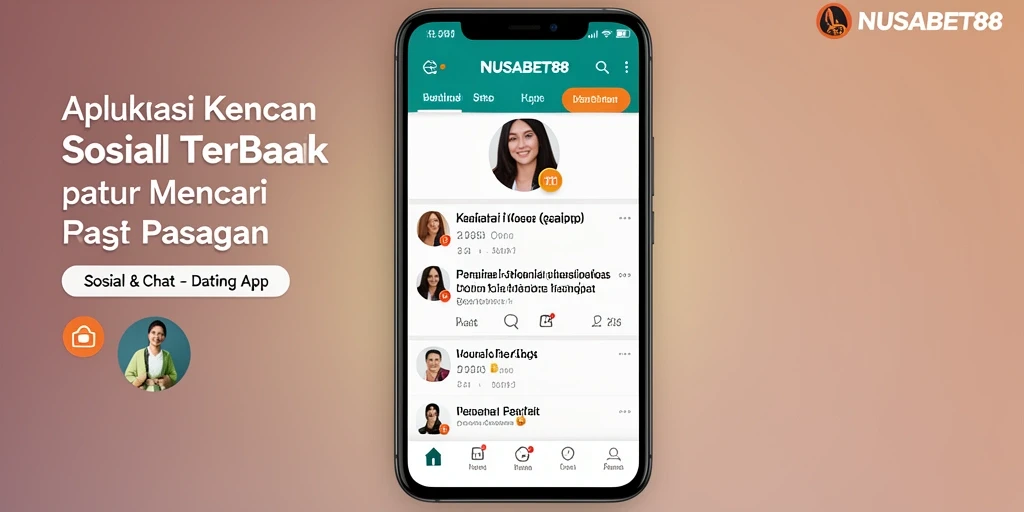Antarmuka NUSABET88 menampilkan berbagai fitur menarik untuk kencan.