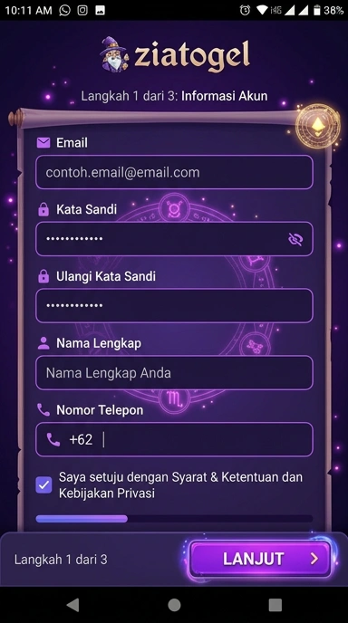 Panduan Registrasi Akun Baru Ziatogel untuk Android